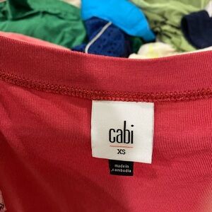 CAbi Vibrant Red Blouse XS